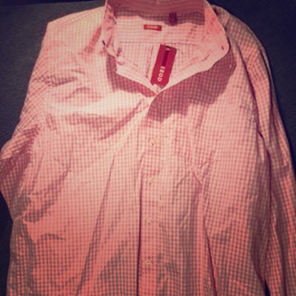 New izod button up shirt